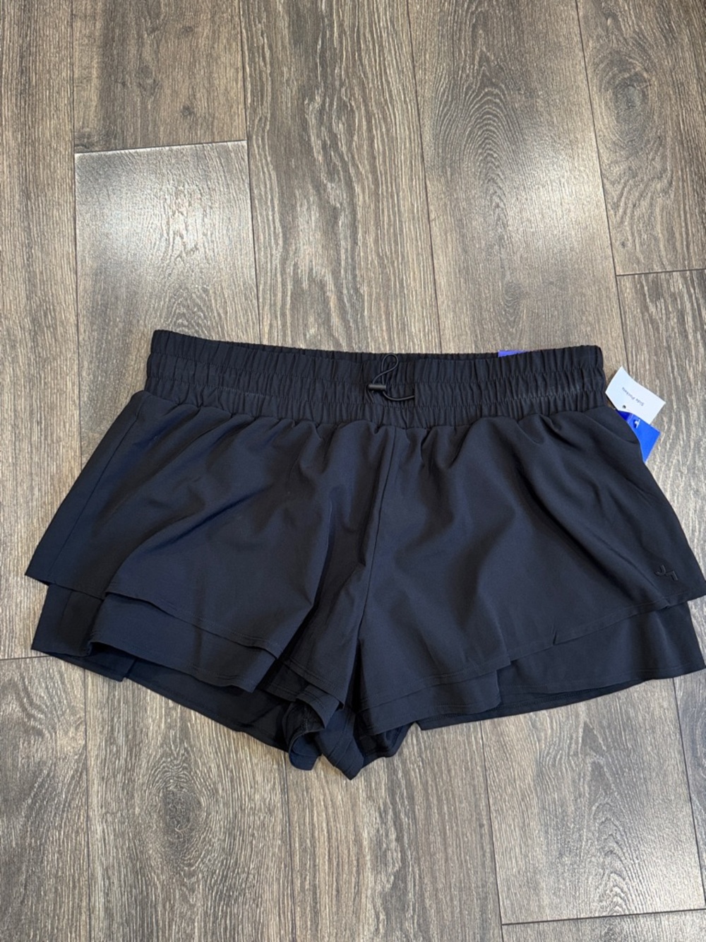 JoyLab Black Layered Running Shorts